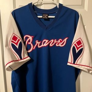 MLB Cooperstown Collection Atlanta Braves Throwback Jersey 3XL